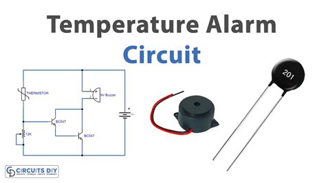 Temperature Alarm Circuit Using Bc547 Transistor