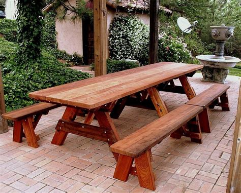 Heritage Picnic Table Options 12 L 36 W Side Benches Unattached