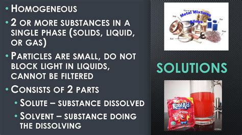 Types of Mixtures 4.2 Notes - ppt download