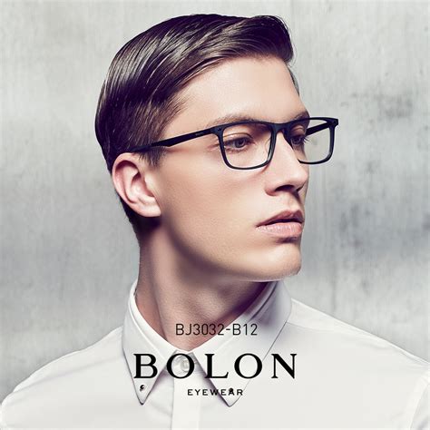 Bolon Optical Glasses Frame For Men Rx Ble Formal Square Men Prescription Glasses Spectacles