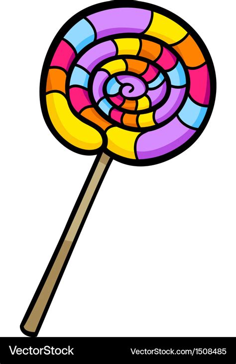 Lollipop Clip Art Cartoon Royalty Free Vector Image