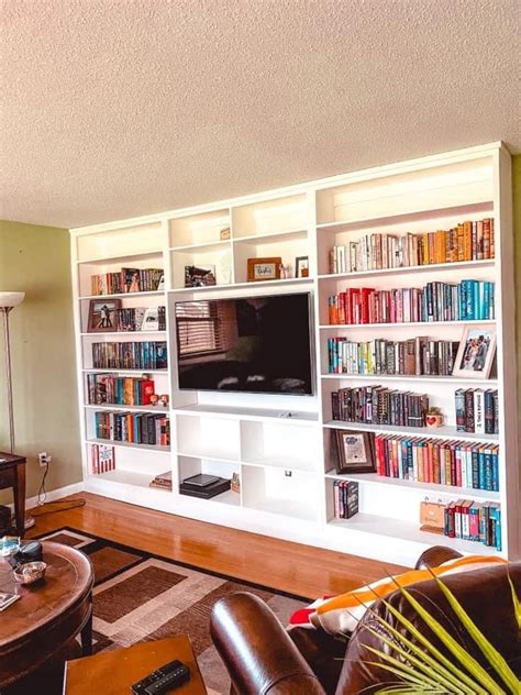 Built In Bookshelves Around Tv Home Home Decor Bookshelves