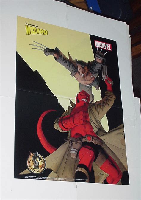 Hellboy Vs Wolverine Poster John Cassaday
