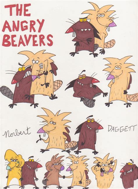 The Angry Beavers Collage By Darbylucy On Deviantart