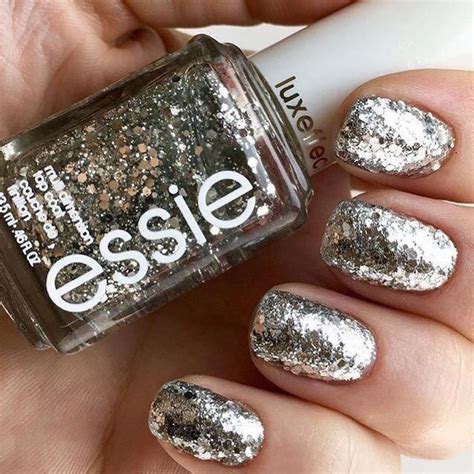 Essie Luxeffects Nail Polish Set In Stones 046 Fl Oz Silver