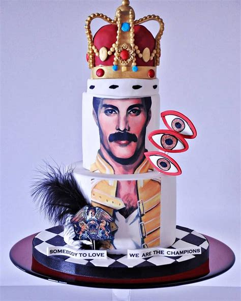By malcolm hardee with john fleming. Freddie Mercury cake - cake by rincondulcebysusana ...