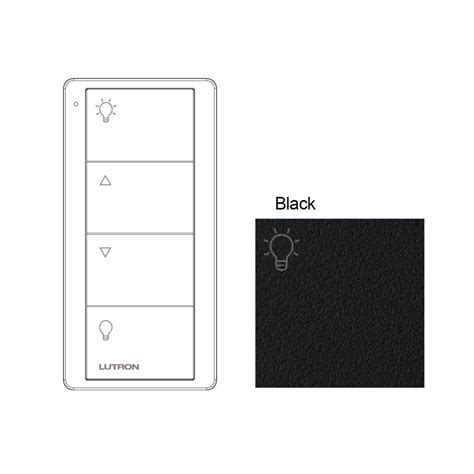 Lutron Pico Wireless Black Remote Control 4 Button Zone Control