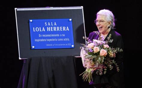 Valladolid Lola Herrera Ya Tiene Su Sala En Las Teresianas El Norte