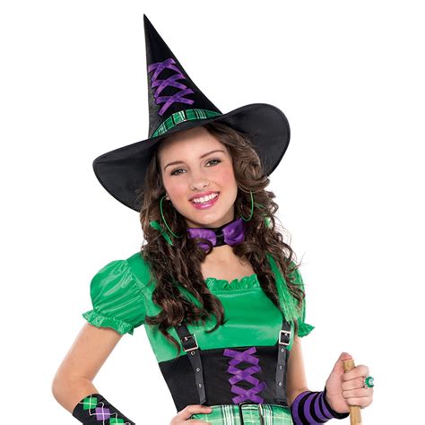 Kids Wicked Cool Witch Girls Halloween Party Fancy Dress Teen Costume