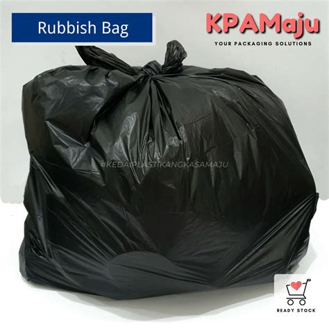 Plastic Rubbish Bag 3 Sizes Garbage Bag Beg Plastik Beg Sampah