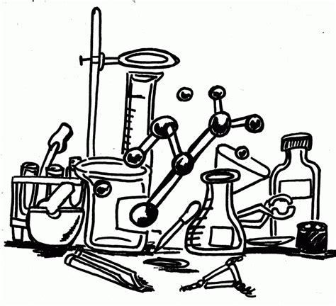 Chemistry Coloring Pages Clip Art Library