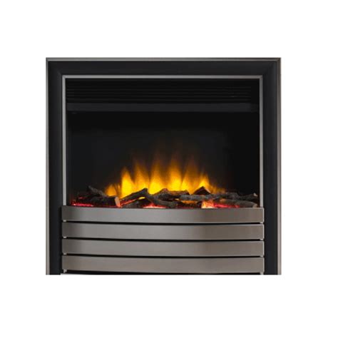 Infinity 4d Ecoflame 22 Inset Electric Fire With Chromeblack Fascia