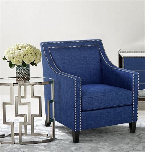 Safavieh couture alena wool blend accent chair in navy. 70+ Navy Accent Chair - Best Quality Furniture Check more ...