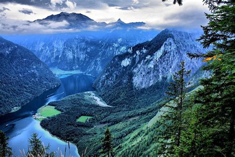The Königssee Lake Located In The Extreme Southeast Berchtesgadener