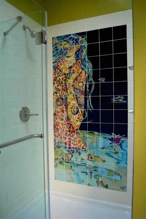 Monique Luck Shower Mural Images In Tile Usa