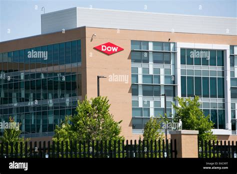 The Headquarters Of The Dow Chemical Company In Midland Michigan Stock