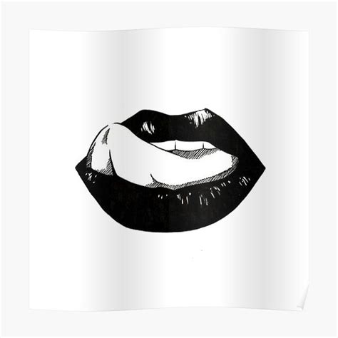Black Lips Poster By Keroquesilva Redbubble