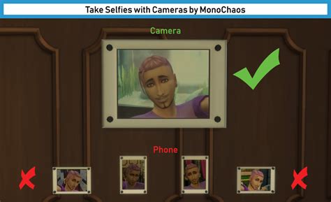 Take Selfies With Cameras By Monochaos Monochaoss Sims 4 Cc Blog