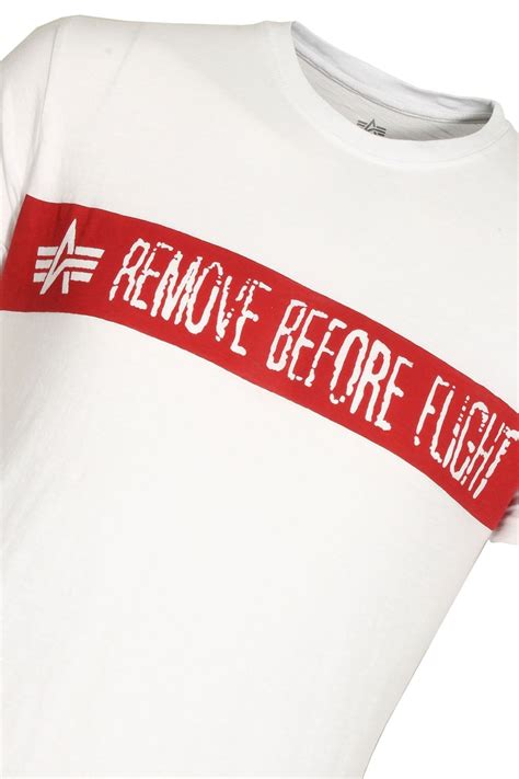 Remove before flight dark red key chain aviation atv motorcycle pilot crew tag. Alpha Industries Remove Before Flight T-Shirt | Shop Alpha ...
