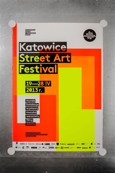 Katowice Street Art Festival Silkscreen Poster Series Posters Con