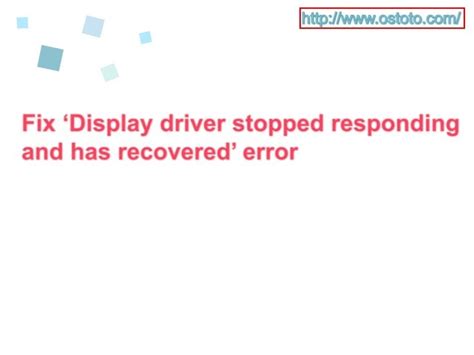 Fix Display Driver Bxabit
