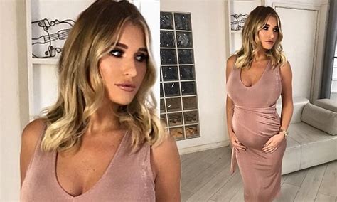 Billie Faiers Flaunts Bump And Promotes New Clothing Line Daily Mail
