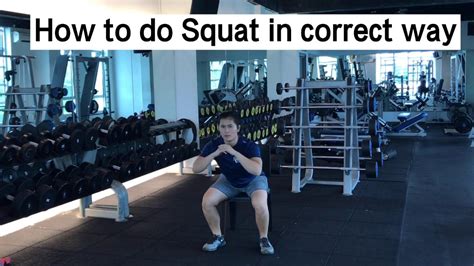 How To Do Squat In Correct Way Youtube