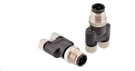 M8 Y Type 1 To 2 Splitter Cable Connector And M8 Y Type Plug Y Type