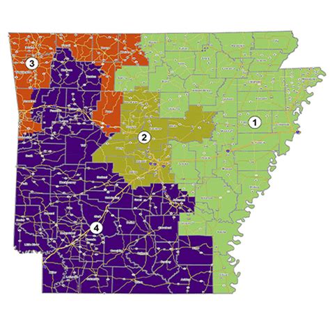 Proposed Congressional Redistricting Maps Arkansas House Of