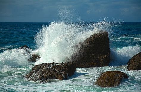 Waves Crashing Over Laguna Rocks De Johnboy53 Redbubble