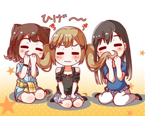 Ichigaya Arisa Toyama Kasumi And Hanazono Tae Bang Dream Drawn By Kyou Fr Danbooru