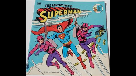 The Adventures Of Superman Book Read Aloud Superman Book For Kids