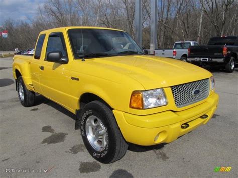 2001 Chrome Yellow Ford Ranger Edge Supercab 4x4 61112679 Photo 5
