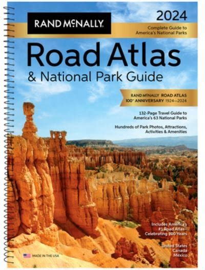 Rand Mcnally · Rand Mcnally 2024 Road Atlas And National Park Guide Book