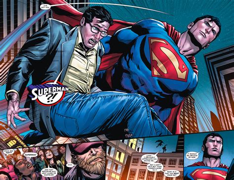 Superman Rescues Clark Kent Rebirth Comicnewbies