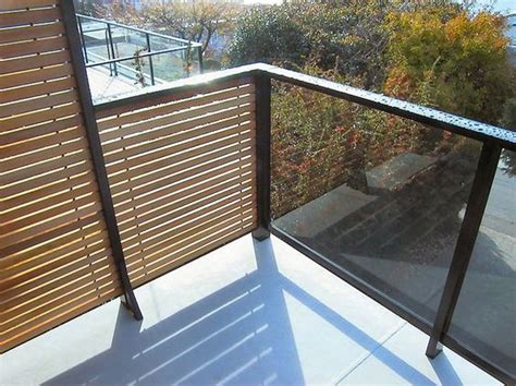 Heavy duty round bars have 2mm thick walls! privacy screen with glass railing on deck - Google Search ...