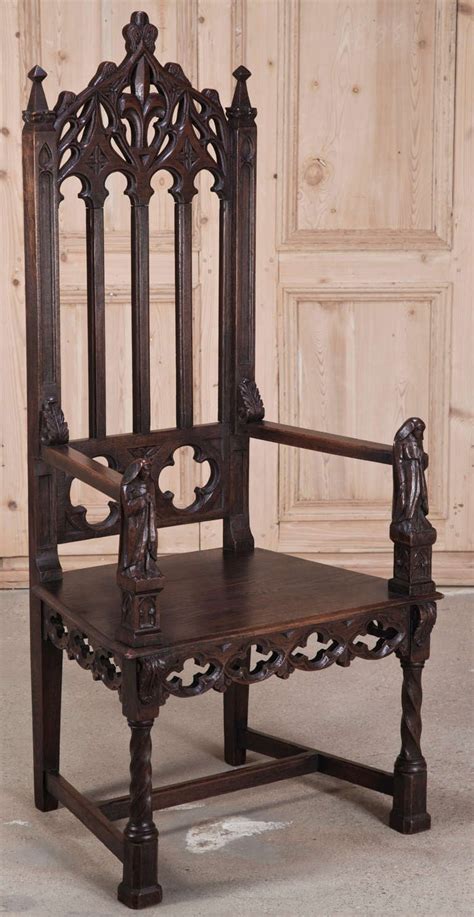 Antique French Gothic Armchair At 1stdibs