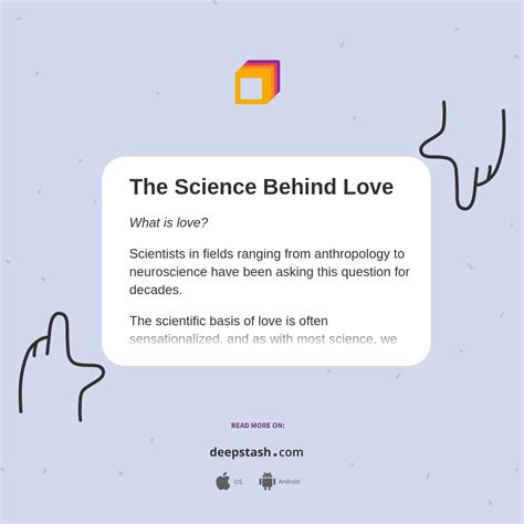 The Science Behind Love Deepstash