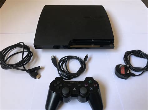 Buy Ps3 Console Slim Black 120gb Games Used Preowned Secondhand