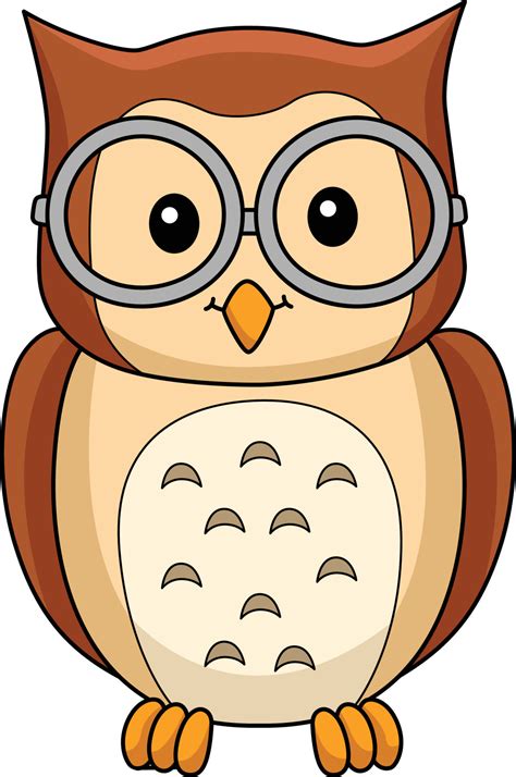 Owl Animal Cartoon Colored Clipart Illustration 15529448 Vector Art At