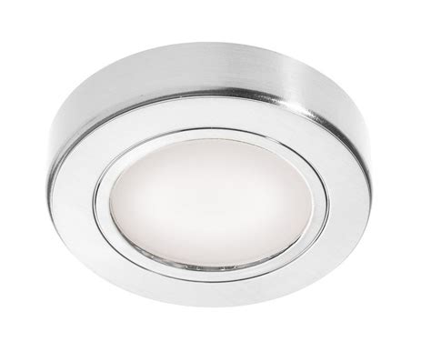 2w 12v Led Surface Mount Downlight Frosted Chrome Warm White 3000k