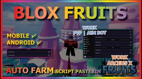 BLOX FRUITS Script Mobile AUTO FARM MASTERY RAID PHOENIX WORK PVP