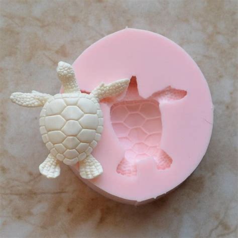 Turtle Silicone Mold Silcone Molds Cake Candy Nautical Etsy