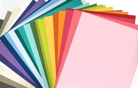 Spellbinders Color Essentials Cardstock 85x11 23pkg Assorted Colors