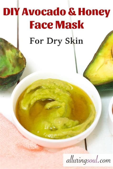DIY Avocado Face Mask For Dry Aging Dull Skin Alluring Soul Avocado Honey Face Mask