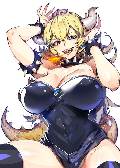 Wallpaper Bowsette Super Mario Bros Payudara 2935x4096 Burningbannas 1470029 Hd