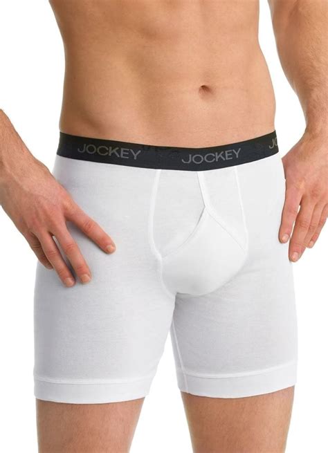New Jockey 8803 Staycool Mens Midway Boxer Brief 3 Pack S M L Xl 100 Cotton