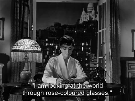 looking at the world through rose coloured glasses audrey hepburn costume audrey hepburn style