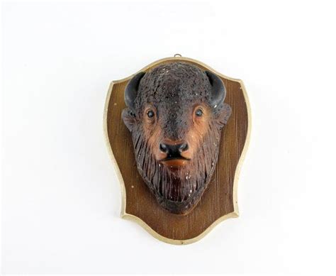 If you buy a product we have recommended, we may receive affiliate commission, which in turn supports our work. Vintage Ceramic Buffalo Head Wall Mount - Miniature Faux Taxidermy Bison Head Plaque | Vintage ...