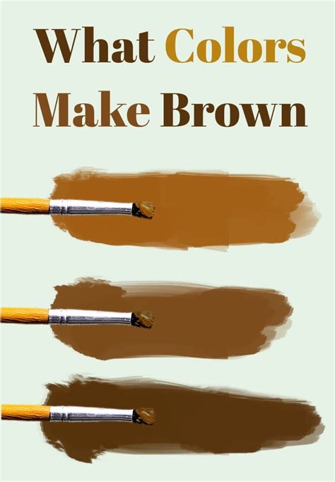 Essential Guide To Mixing Brown Paint Jae Johns